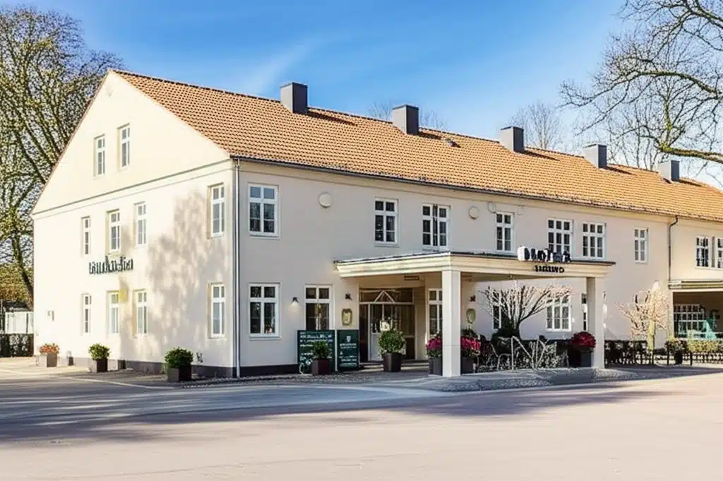 Hotel Søparken 1 Hotel Søparken: Udsigt over park og sø i hyggeligt hotelmiljø