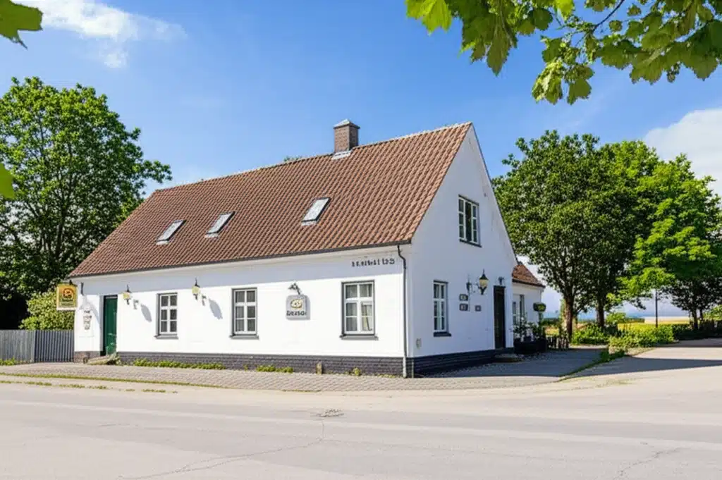 Hovborg Kro, Hovborg 1 Hovborg Kro: Traditionel dansk kro i maleriske omgivelser