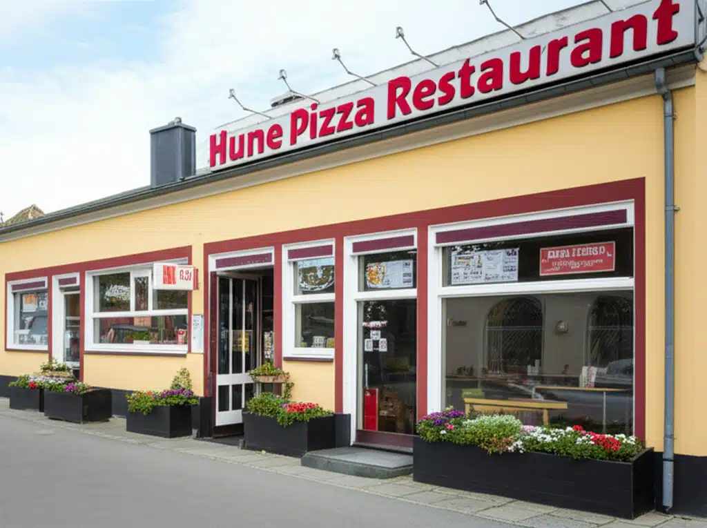 Hune Pizza Restaurant 1 Hune Pizza Restaurant: Lækker italiensk pizza i hyggelig atmosfære