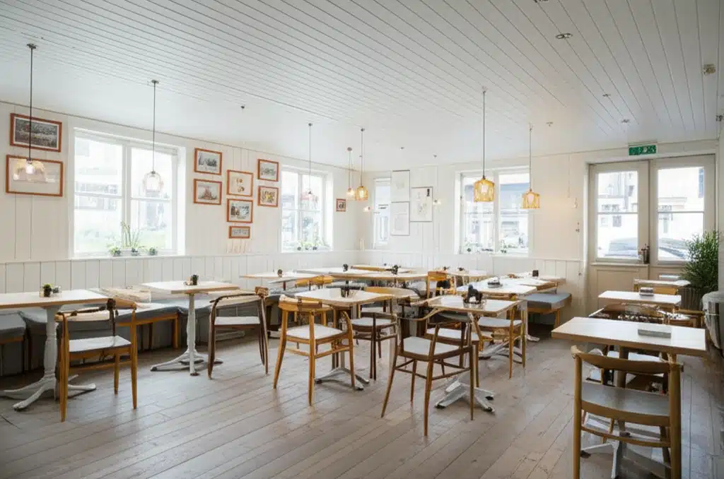 Cafe Cozy 1 Hyggeligt Café Cozy: En indbydende atmosfære til afslapning