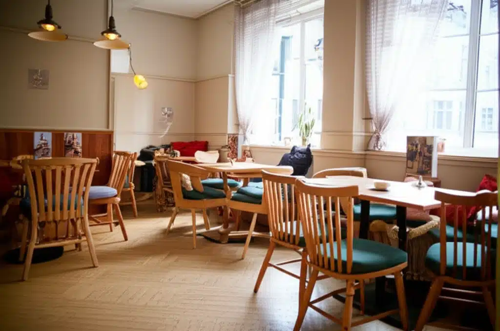 Café hyggehjørnet 1 Hyggeligt café-hjørne: Café Hyggehjørnet i Danmark