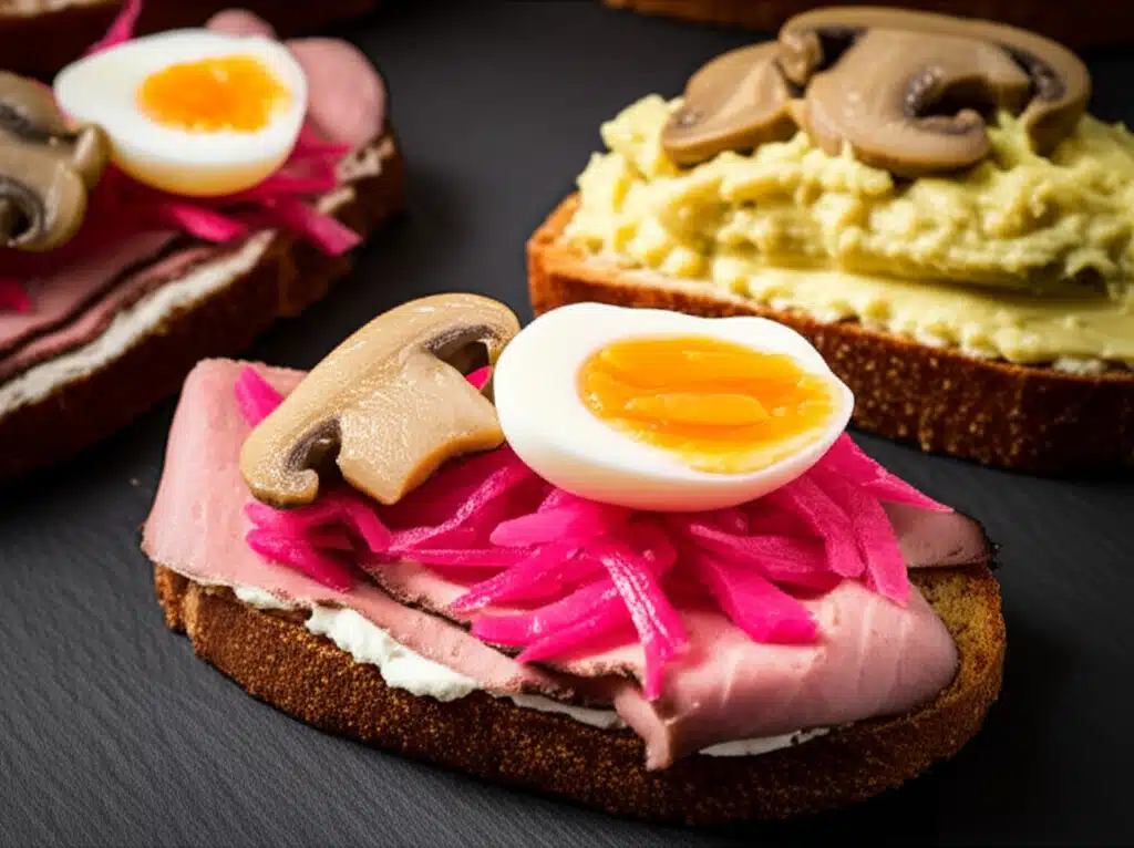 Jægersborg Smørrebrød 1 Jægersborg Smørrebrød: Dansk traditionel åben sandwich delikatesse