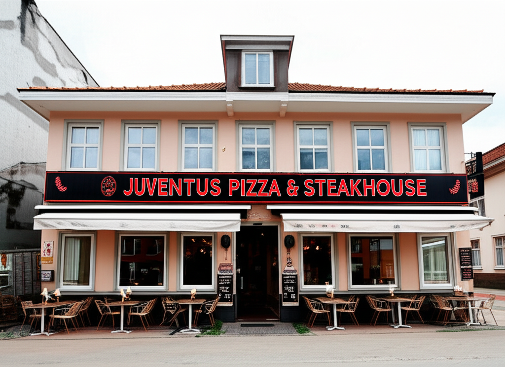Juventus Pizza & Steakhouse 1 Juventus Pizza & Steakhouse: Lækker italiensk mad i hyggelig atmosfære