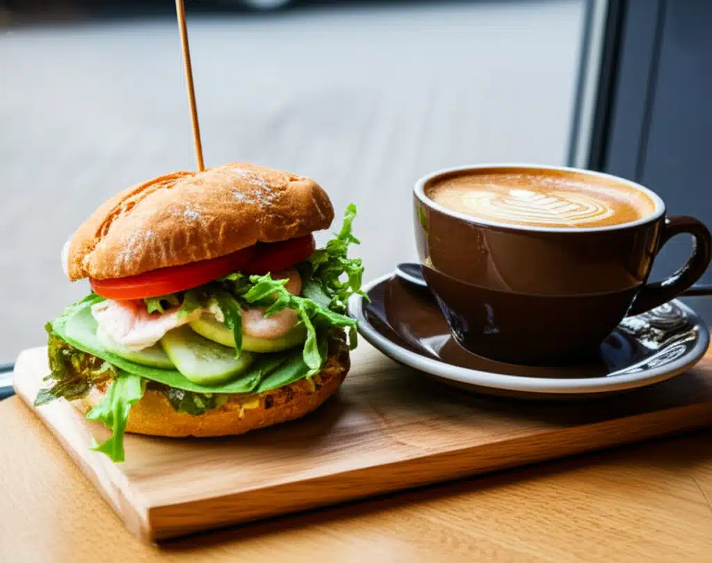 Kaffe og sandwich: Den perfekte kombination