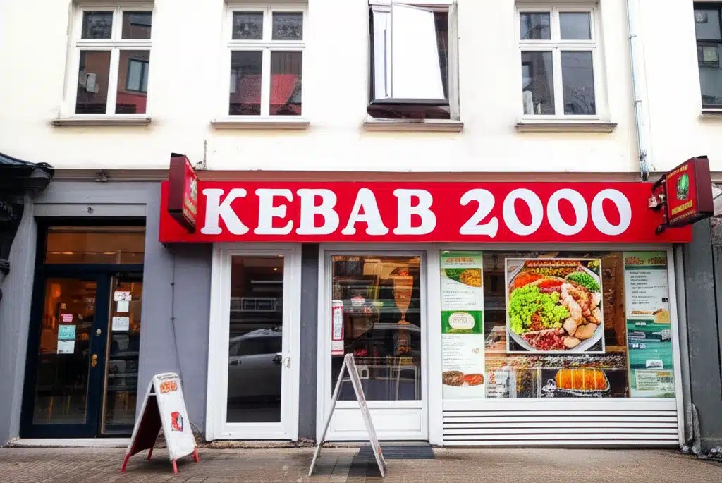 Kebab 2000 1 Kebab 2000: Klassisk dansk kebab med frisk salat og sauce
