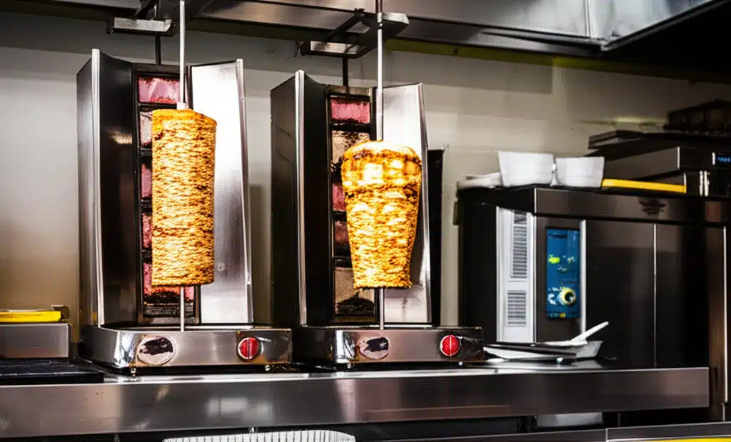 Kebab stationen 1 Kebab stationen: Lækker kebab med friske tilbehør og safter