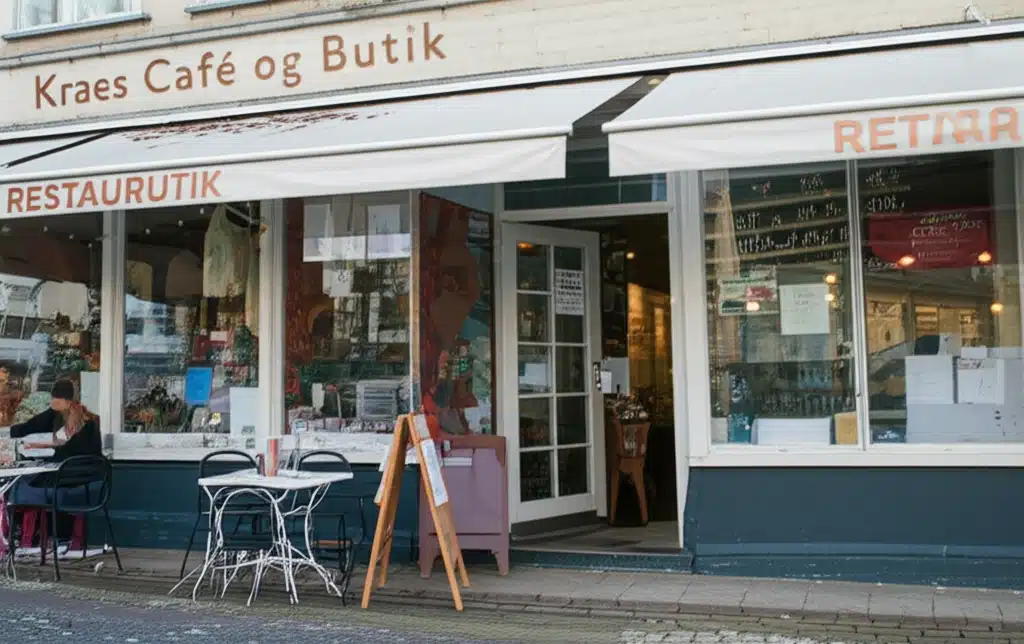 Kræs Café og Butik 1 Kræs Café og Butik: Hyggelig atmosfære og lækre specialiteter