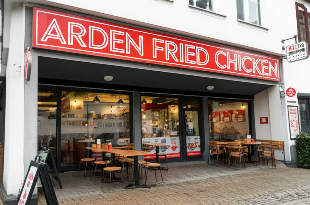 Arden Fried Chicken 1 Krispy og lækker Arden Fried Chicken - Perfekt fastfood-oplevelse