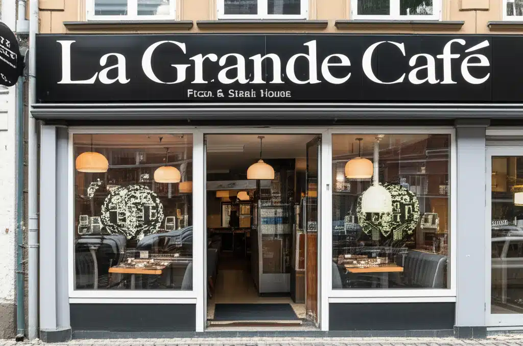 La Grande Café, Pizza & Steak House 1 La Grande Café, Pizza & Steak House: Lækker mad i hyggelig atmosfære