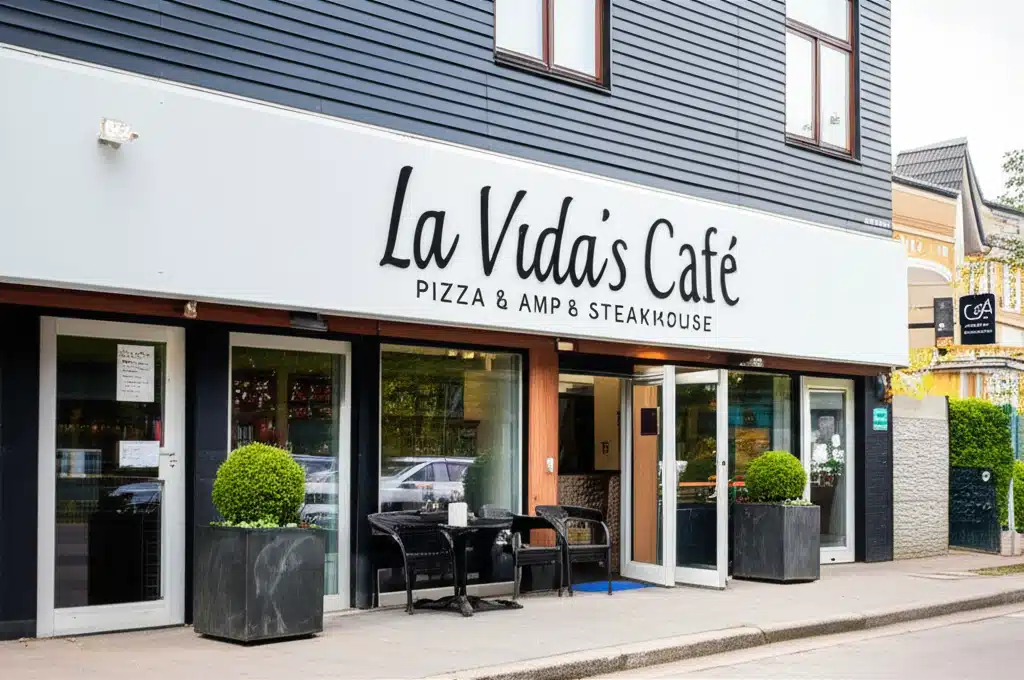 La Vida’s Café Pizza & Steakhouse 1 La Vida’s Café: Pizza & Steakhouse i hyggelig atmosfære