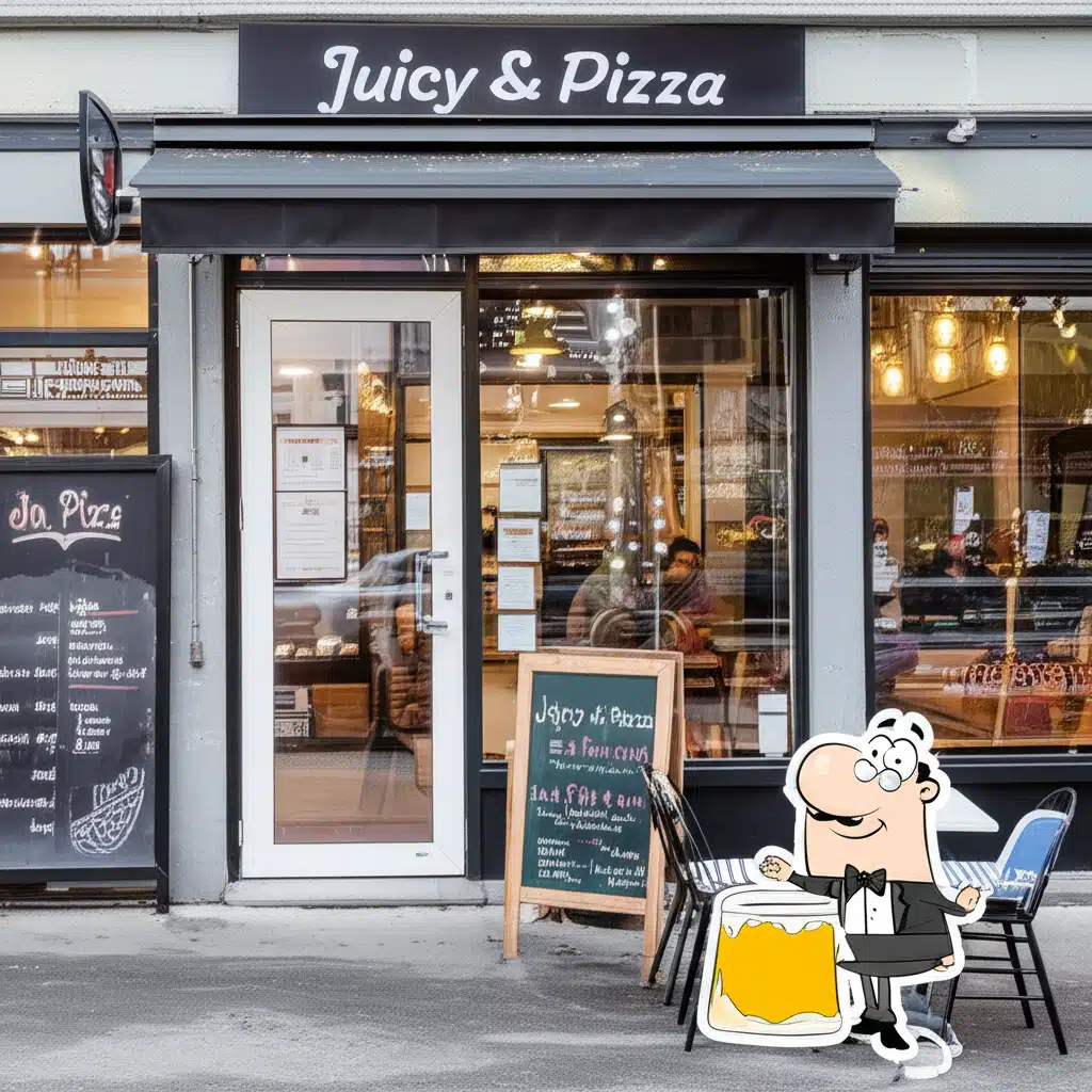 Juicy & Pizza 1 Lækker Pizza med Saftig Topping - Perfekt Madoplevelse