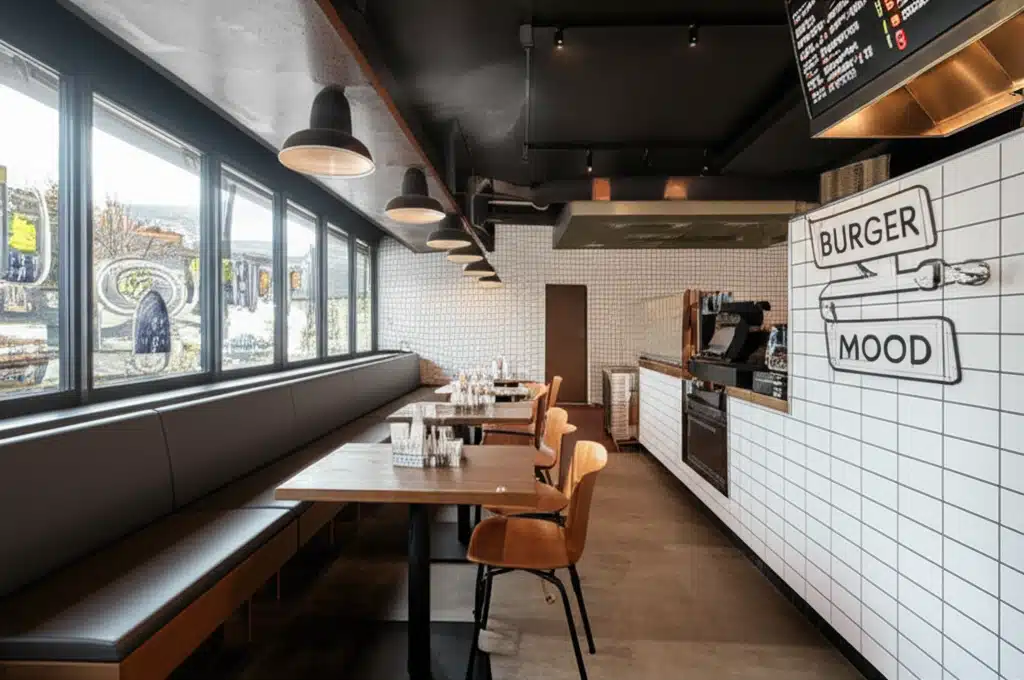 Burger Mood 1 Lækker burger stemning - Perfekt mood til din næste måltid