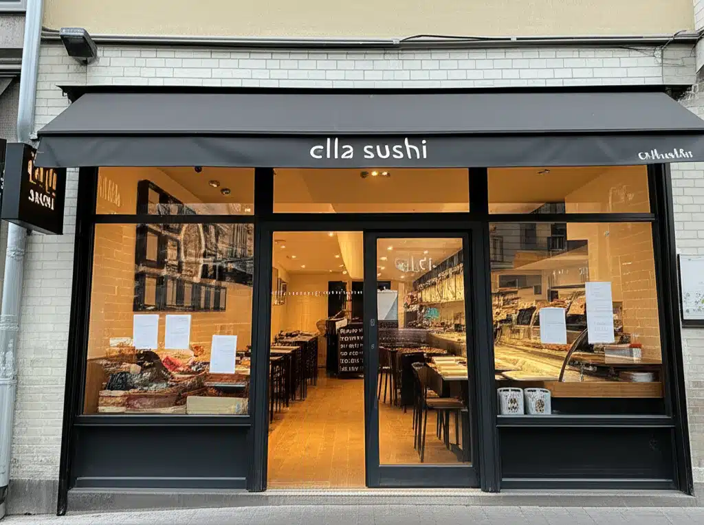 Еlla sushi 1 Lækker ella sushi med frisk laks og avocado