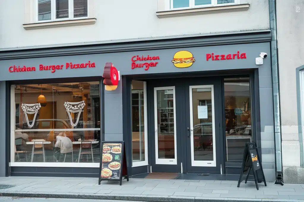 Chicken Burger Pizzaria 1 Lækker kyllingeburger fra vores pizzaria - Prøv den nu!