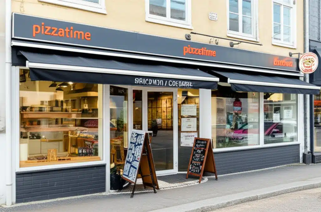Pizzatime 1 Lækker pizza serveret med friske ingredienser - Perfekt pizzatime