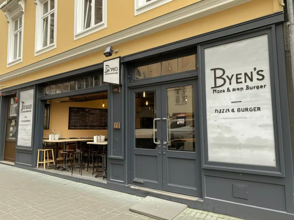 Byens Pizza & Burger 1 Lækre Pizza og Burger fra Byens Pizza & Burger