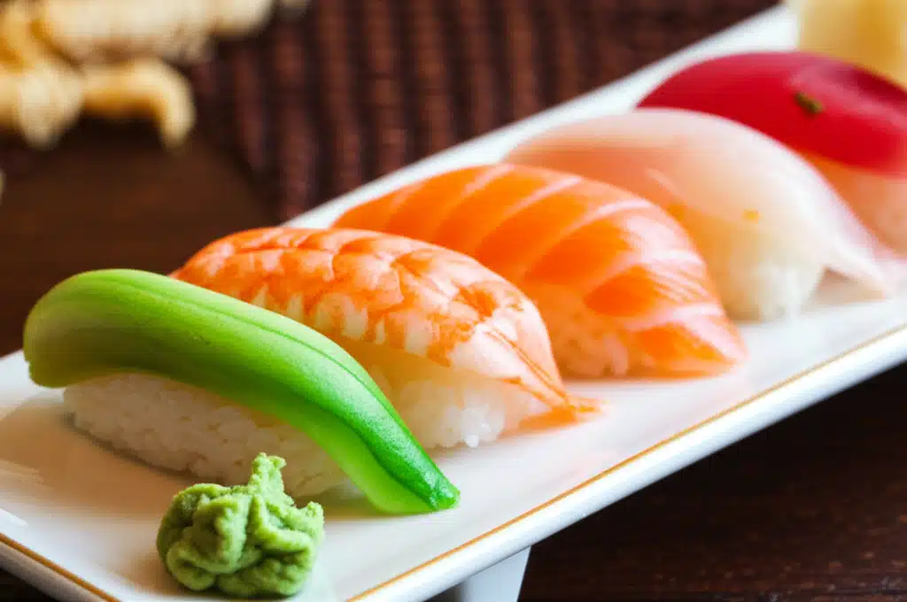 Lækre Sushi Ruller - Friske og Farverige Ingredienser