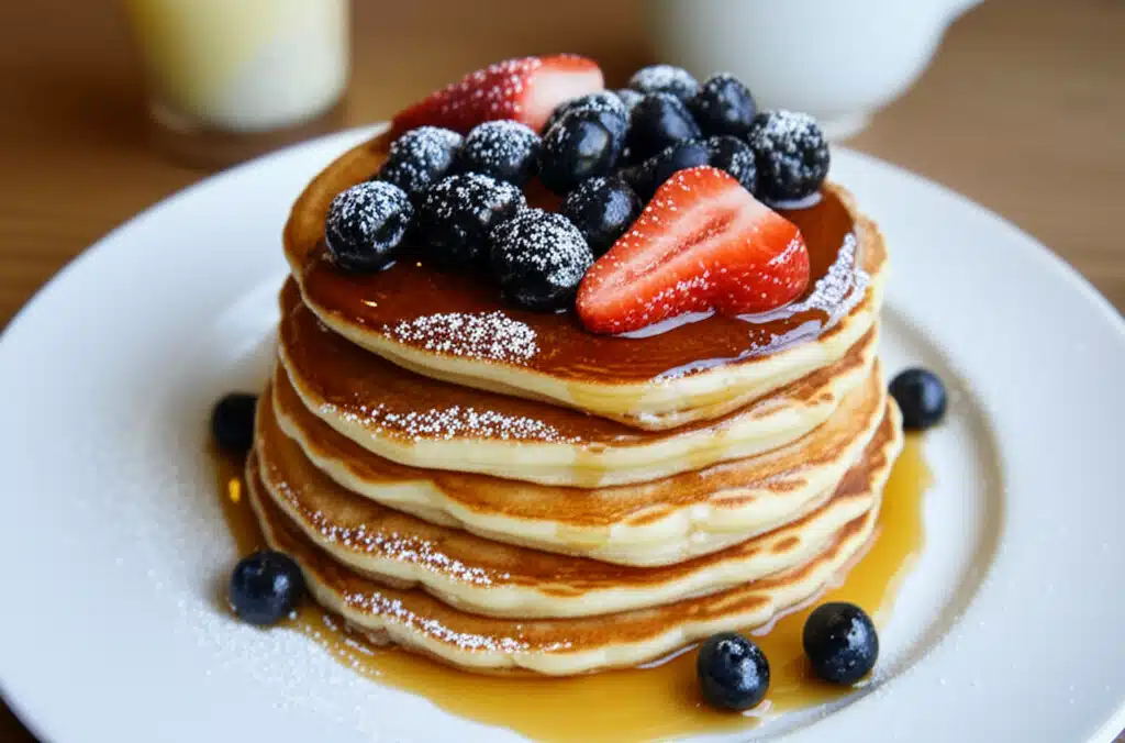 Pancakes 1 Lækre, hjemmelavede pandekager - nem opskrift til morgenmad