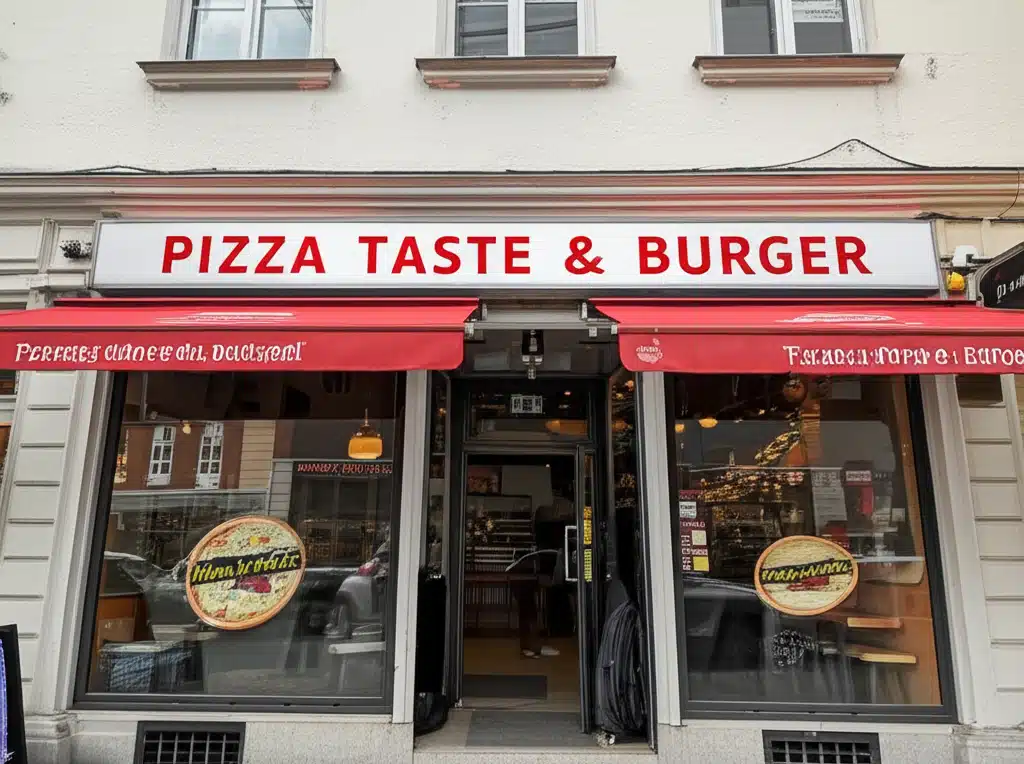 Pizza Taste & Burger 1 Lækre pizza- og burgerretter: Smag på begge verdener