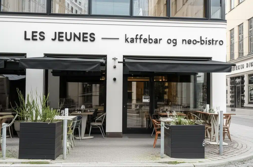 Les Jeunes — kaffebar og neo-bistro 1 Les Jeunes: Kaffebar og neo-bistro i hjertet af byen