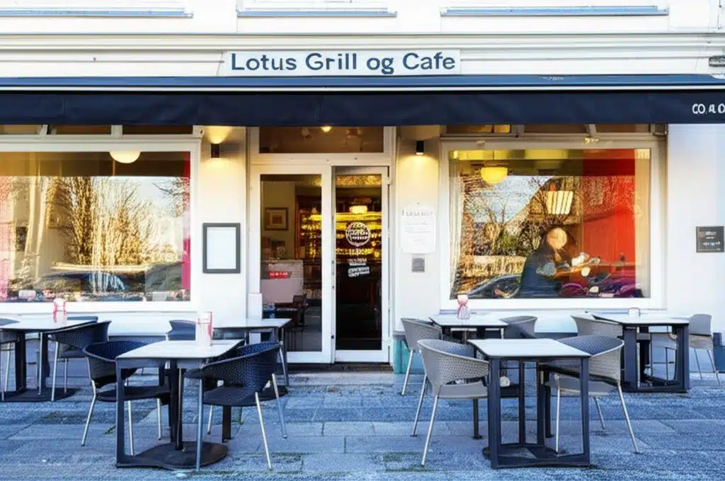 Lotus grill og cafe 1 Lotus Grill & Café: Lækker mad og hyggelig atmosfære