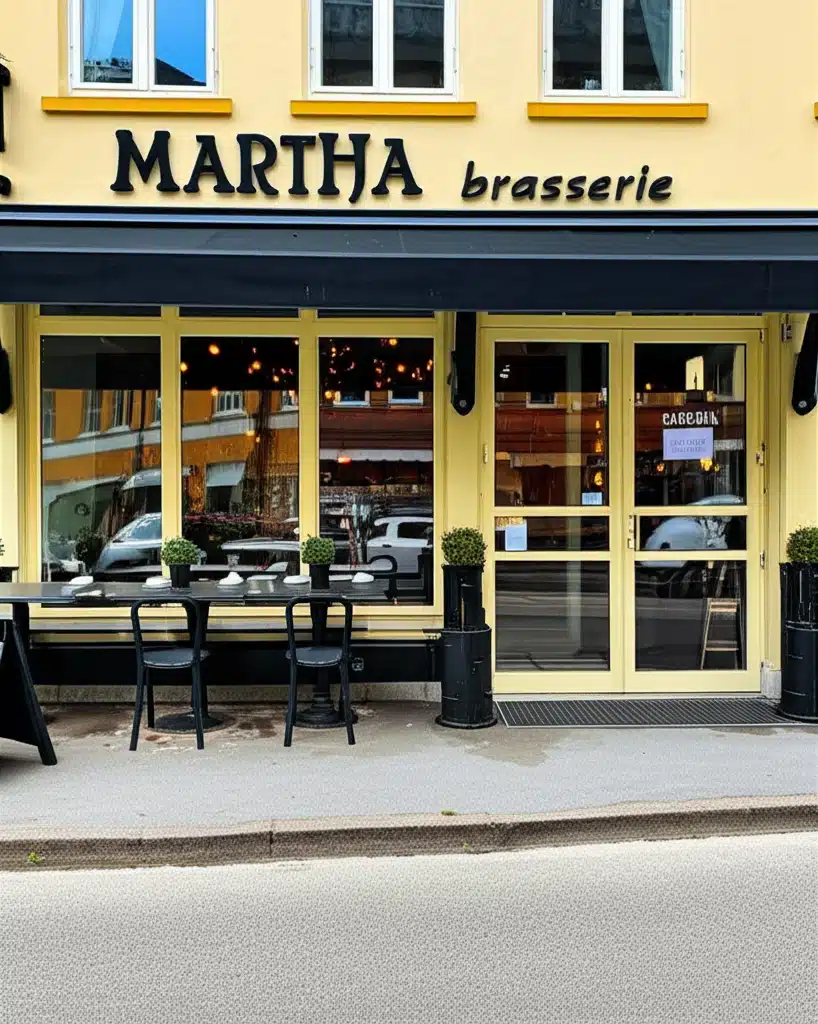 MARTHA Brasserie 1 MARTHA Brasserie: Dejligt måltid i hyggelig atmosfære