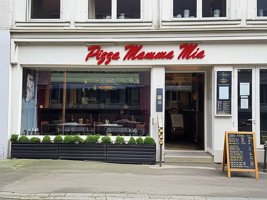 Mamma Mia Pizza: Klassisk italiensk pizza med tomatsauce og ost