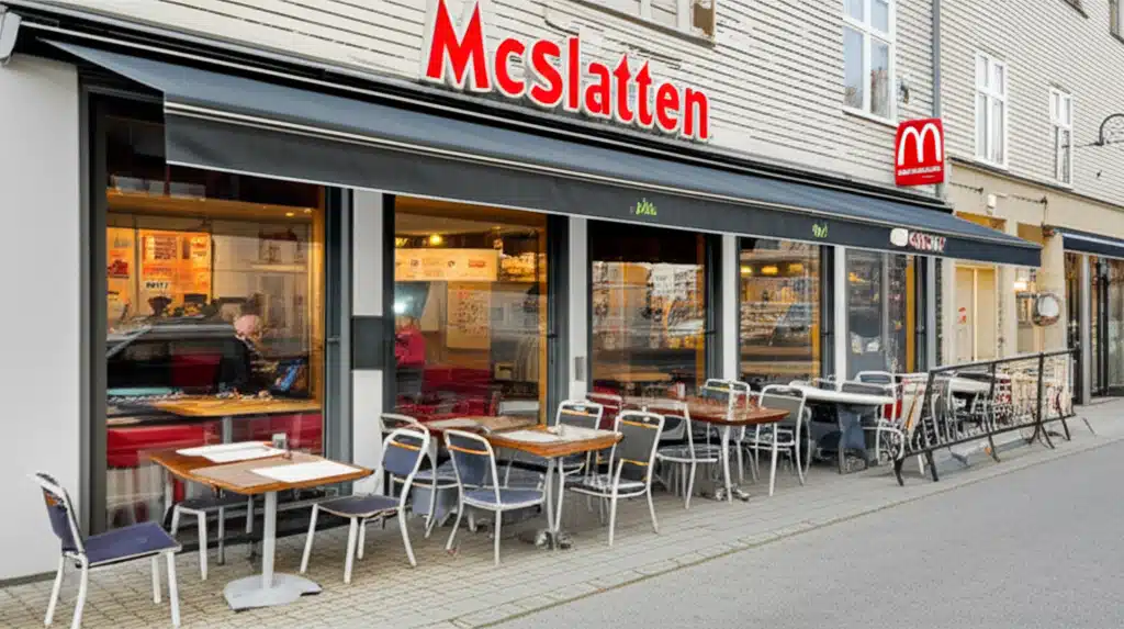 McSlatten: Den ikoniske McDonalds burger menu i Danmark