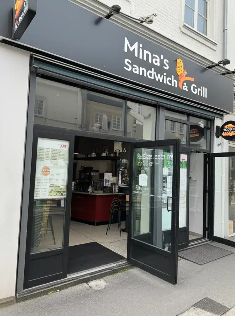 Mina's Sandwich & Grill 1 Minas Sandwich & Grill: Lækre burgere og sandwich i København