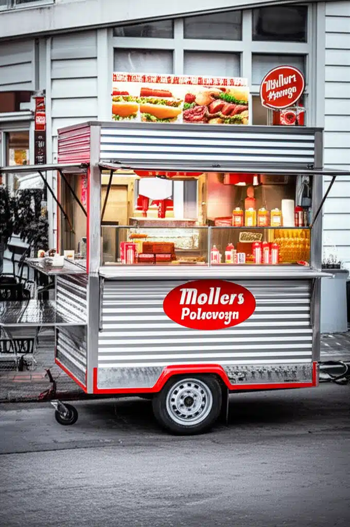 Møllers Pølsevogn 1 Møllers Pølsevogn: Kød- og pølsevarianter i København