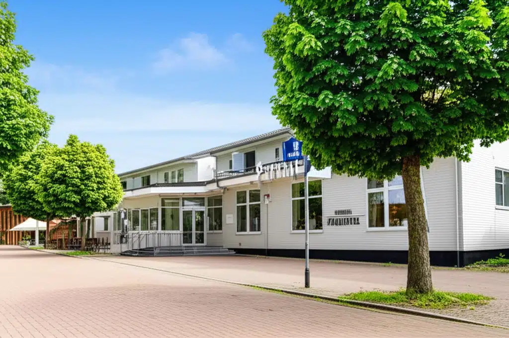 Montra Odder Parkhotel 1 Montra Odder Parkhotel: Udsigt over park og faciliteter