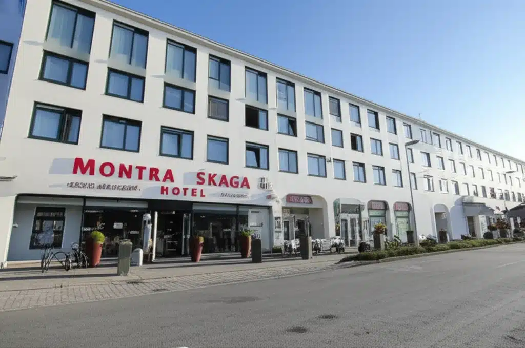 Montra Skaga Hotel: Udsigt over havet og moderne komfort