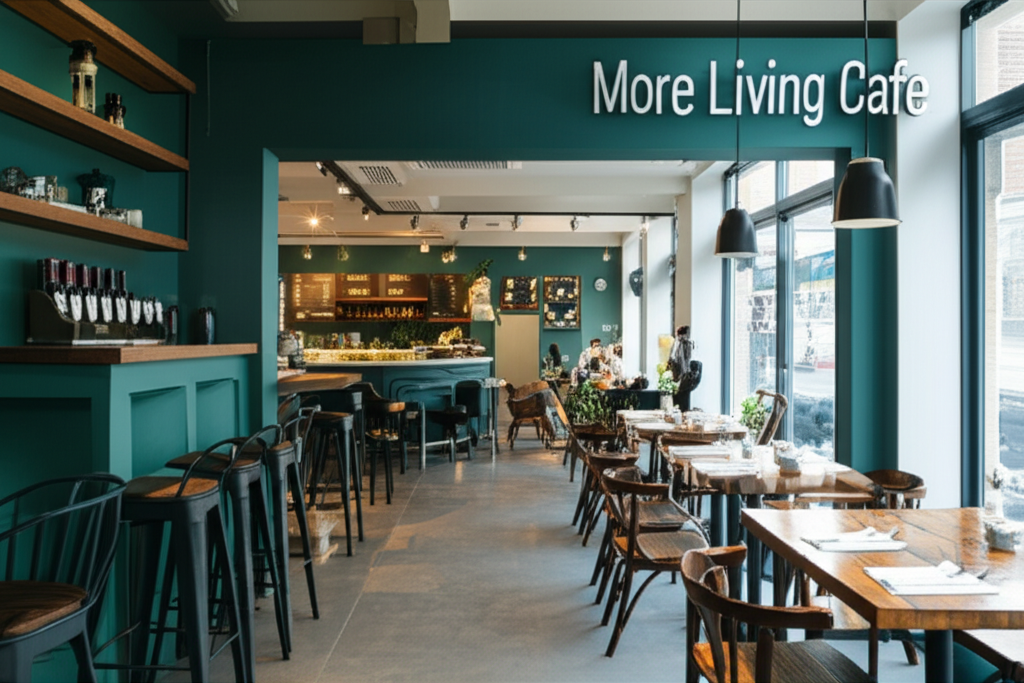 More Living Cafe 1 More Living Cafe: Hyggelig Atmosfære & Lækker Mad i København