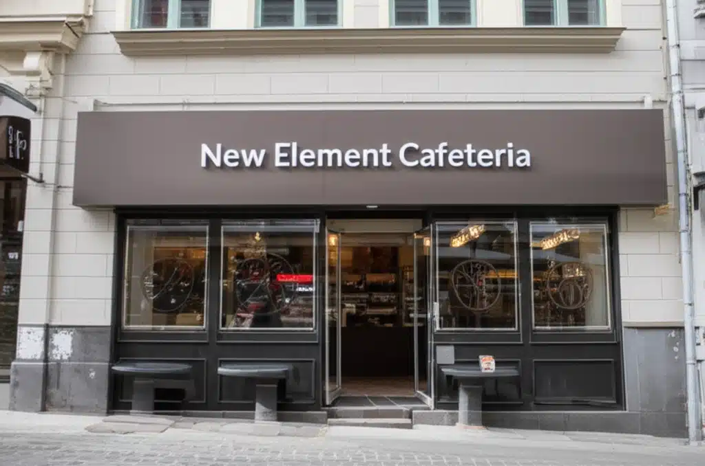 New Element Cafeteria 1 Ny Element Cafeteria: Moderne og Stilfuld Spisestue