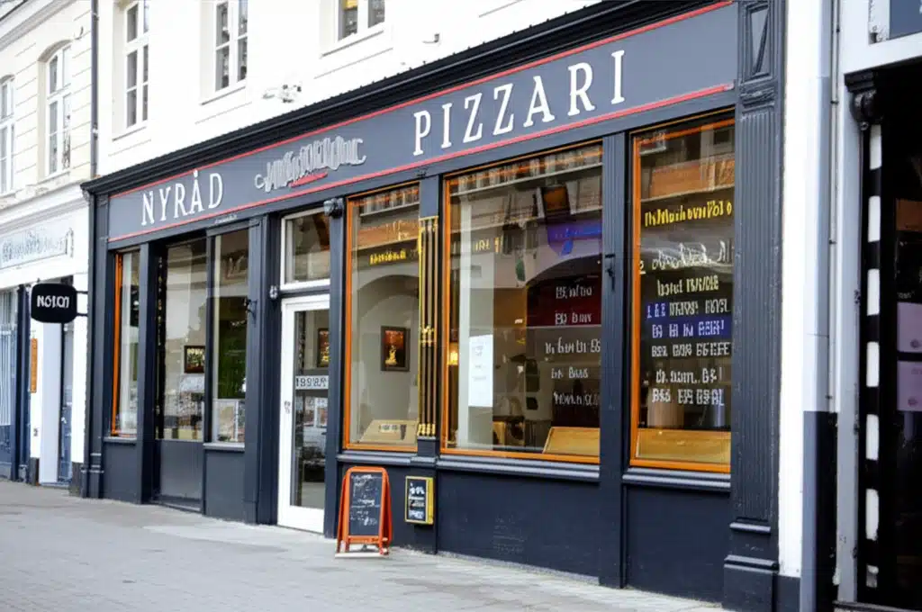 Nyråd Pizzaria: Lækker pizza i hyggelige omgivelser