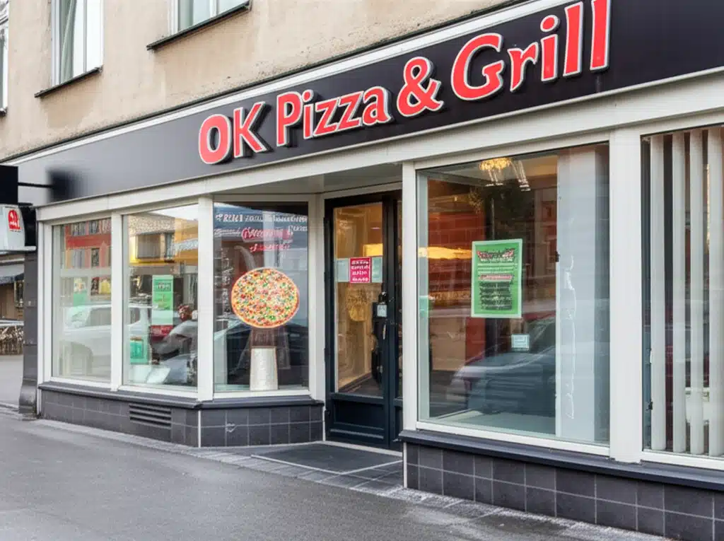 OK Pizza & Grill 1 OK Pizza & Grill: Lækker mad i hyggelig atmosfære