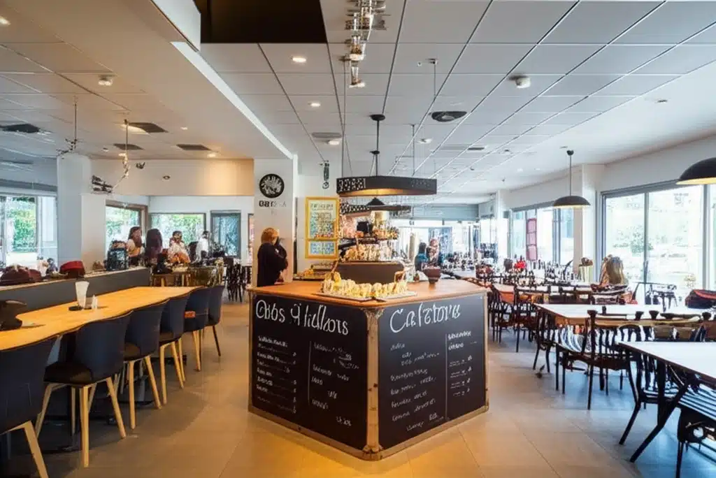 Ødis Hallens Cafeterie 1 Ødis Hallens Cafeterie: En hyggelig pause i historiske omgivelser