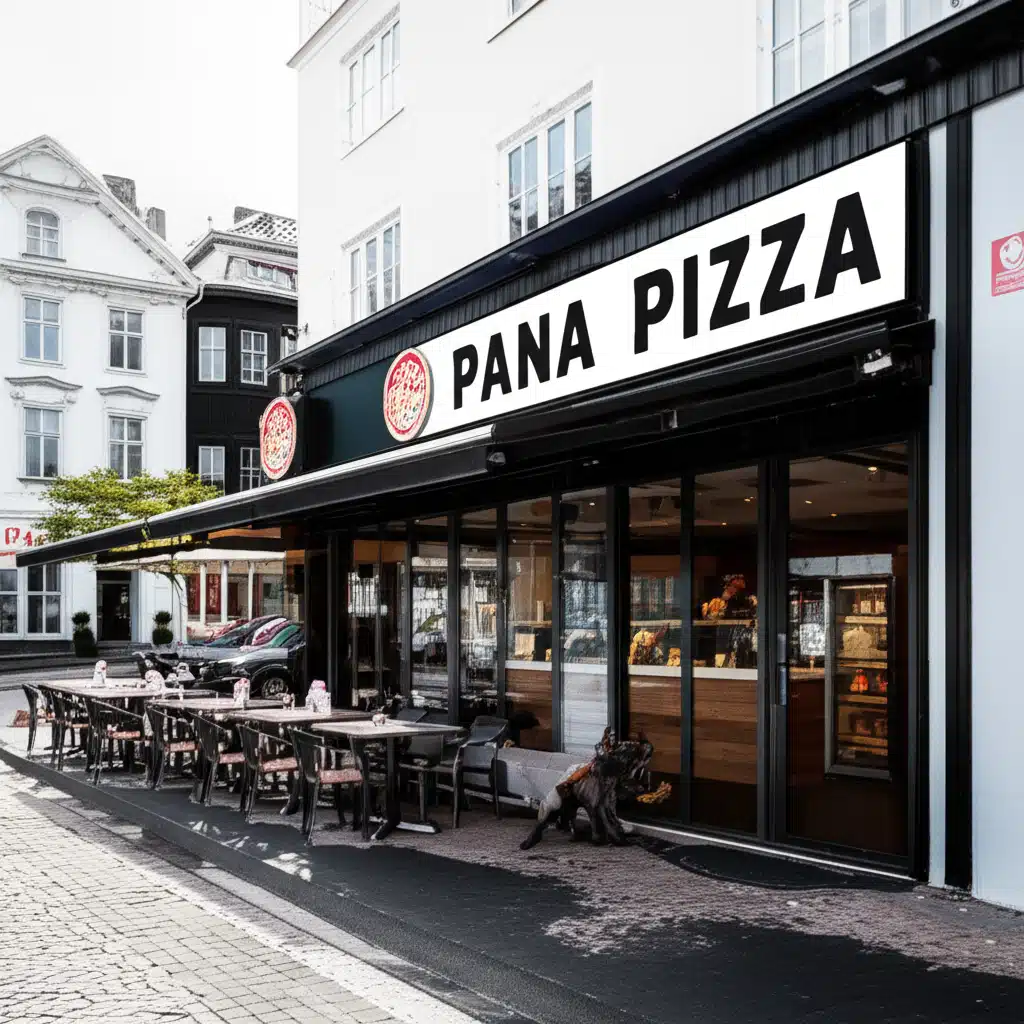Pana Pizza 1 Pana Pizza: Lækker, sprød og fyldig pizza med friske ingredienser