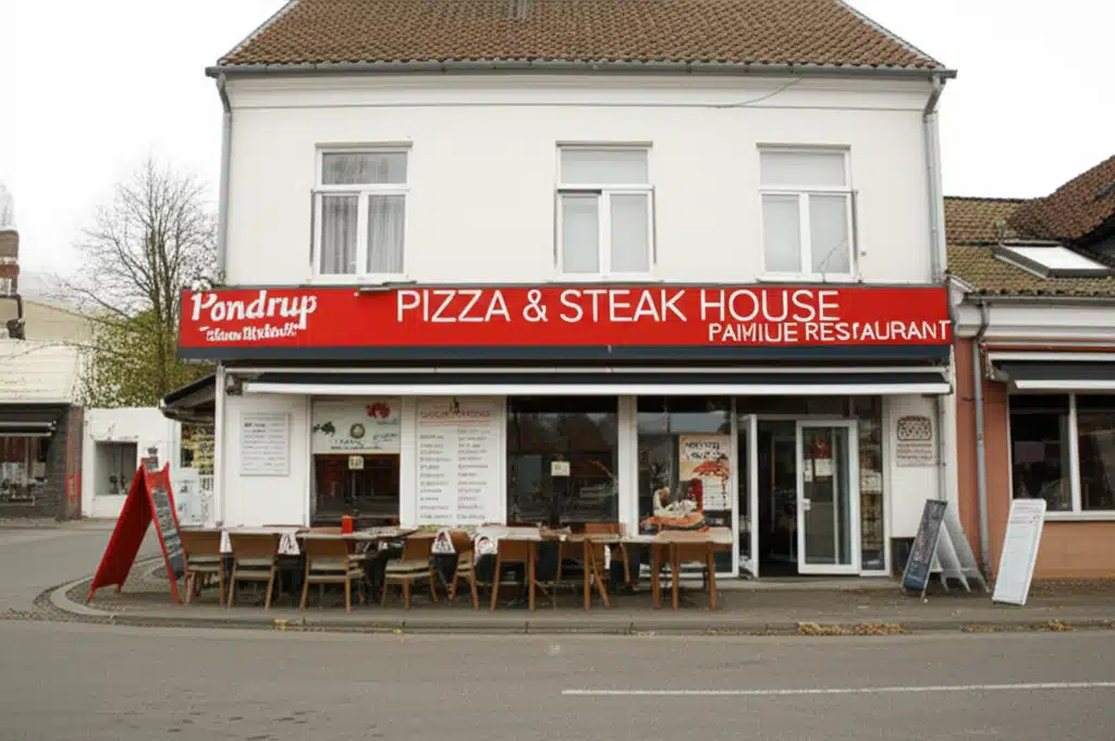 Pandrup Pizza & Steak House: Familievenlig Restaurant