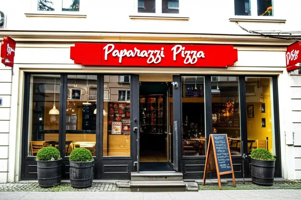 Paparazzi Pizza 1 Paparazzi Pizza: Lækker, nymodet pizza med et stjernestøv