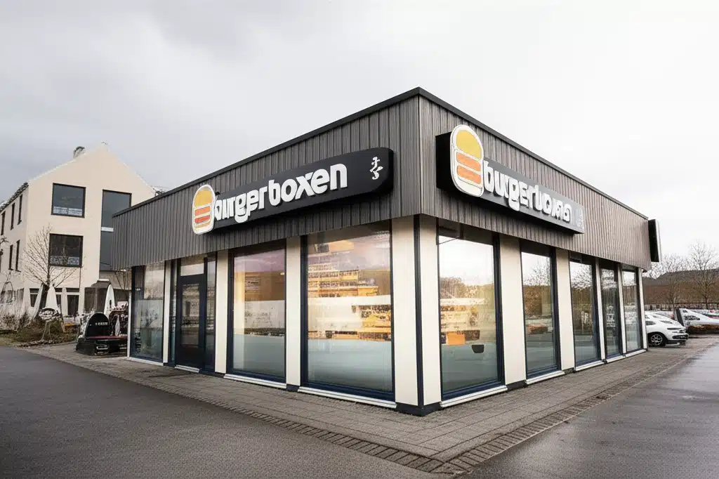 Burger Boxen 1 Perfekt Burger Box til Takeaway - Lækker og Praktisk
