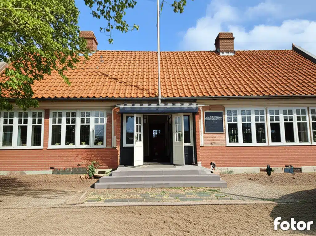 Pilegården 1 Pilegården: Traditionel dansk arkitektur og landskab