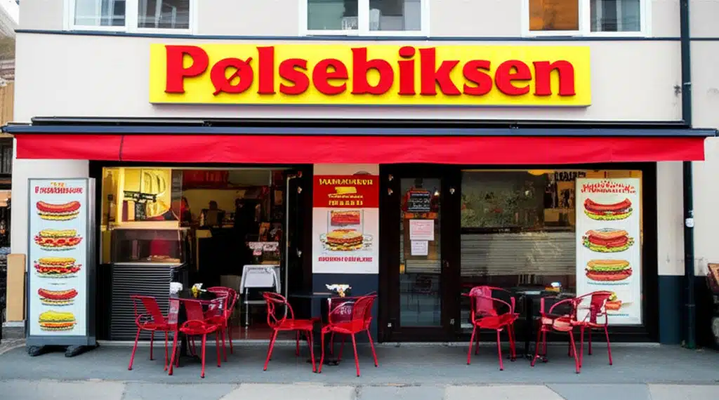 Pølsebiksen 1 Pølsebiksen: Dansk fastfood klassiker med pølser og tilbehør