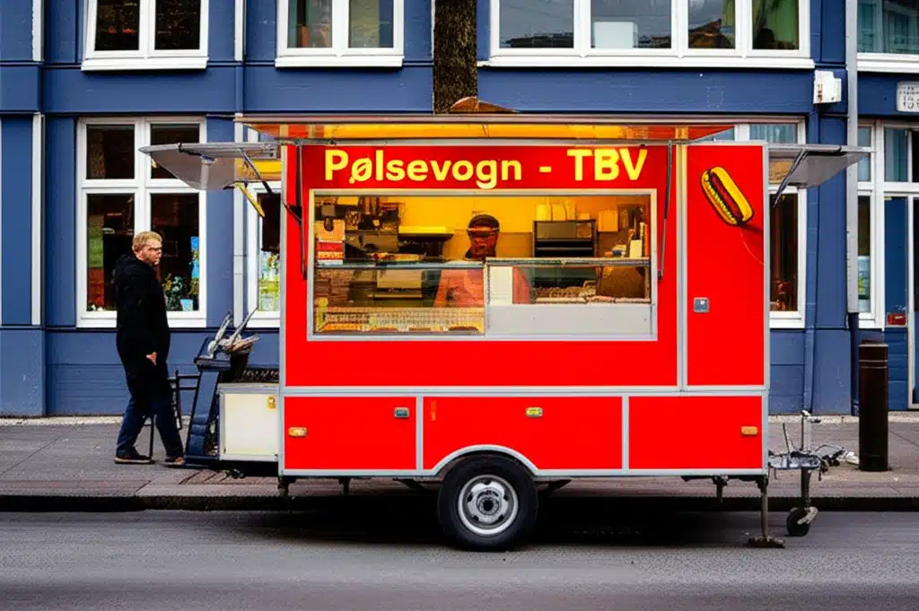 Pølsevogn - TBV 1 Pølsevogn TBV: Traditionel dansk hotdog-oplevelse