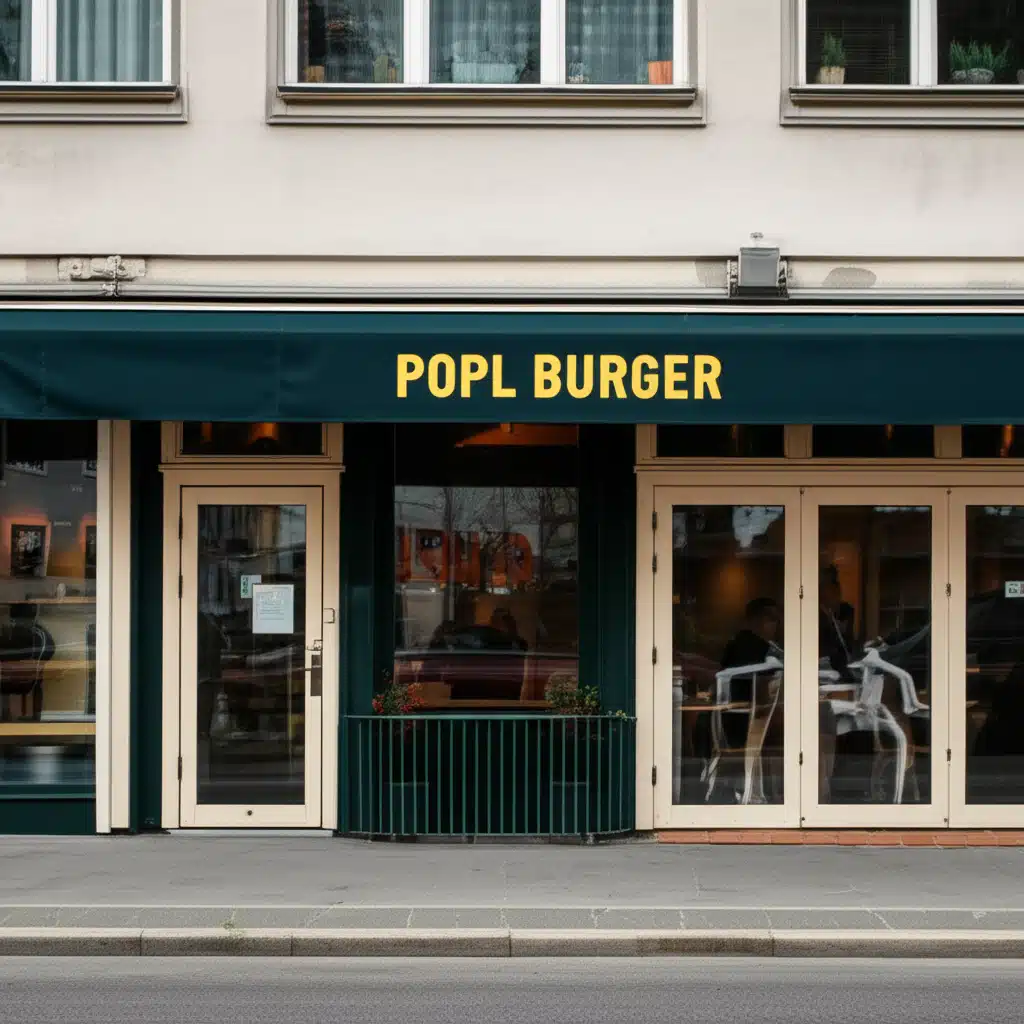 Popl Burger 1 Popl Burger: Lækker, saftig burger med friske ingredienser