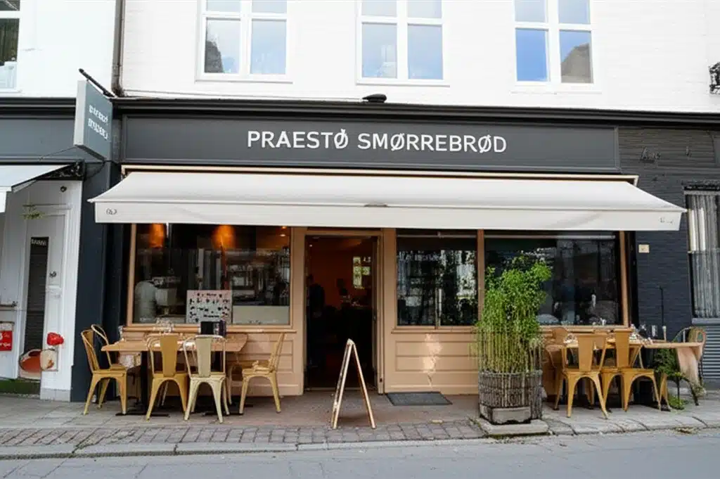 PRÆSTØ SMØRREBRØD 1 Præstø Smørrebrød: Traditionelt dansk åbenface sandwich