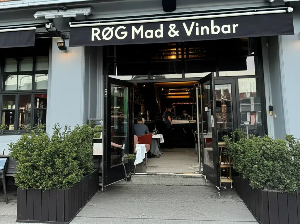 RØG Mad & Vinbar 1 RØG Mad & Vinbar: Skabelser og vine i hyggelig atmosfære