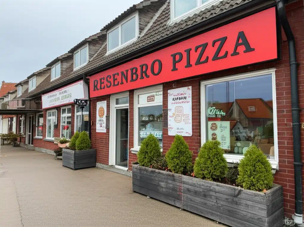 Resenbro pizza 1 Resenbro pizza: lækker, knasende og fyldt med smag