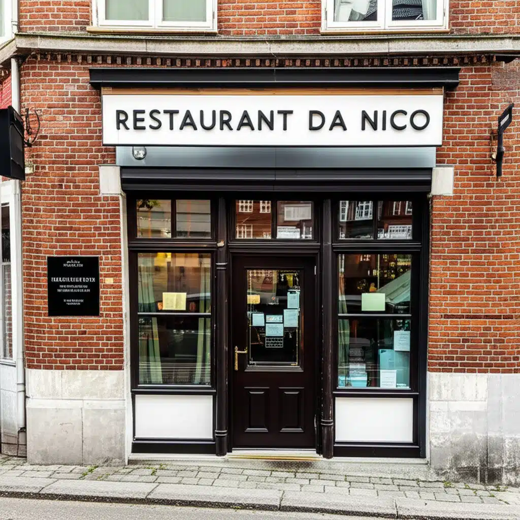 Restaurant Da Nico 1 Restaurant Da Nico: Authentisk italiensk madoplevelse i hyggelig atmosfære