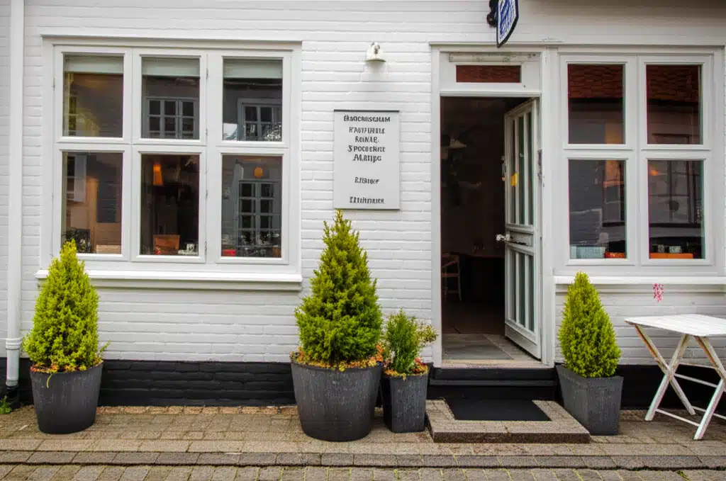 Restaurant Det Gamle Posthus,Allinge 1 Restaurant Det Gamle Posthus, Allinge: Historisk Spisested